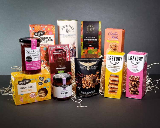 Vegan and gluten free hamper Highlander Hamper, gift basket, scottish hamper uk delivery