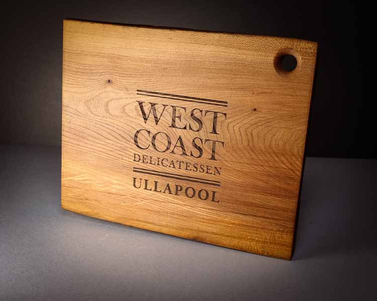 Wooden Cheese & Charcuterie Board, Ullapool Gift, reclaimed sustainable scottish wood