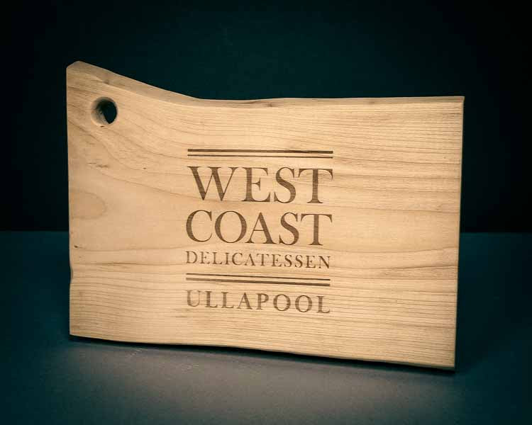 Wooden Cheese & Charcuterie Board, Ullapool Gift, reclaimed sustainable scottish wood