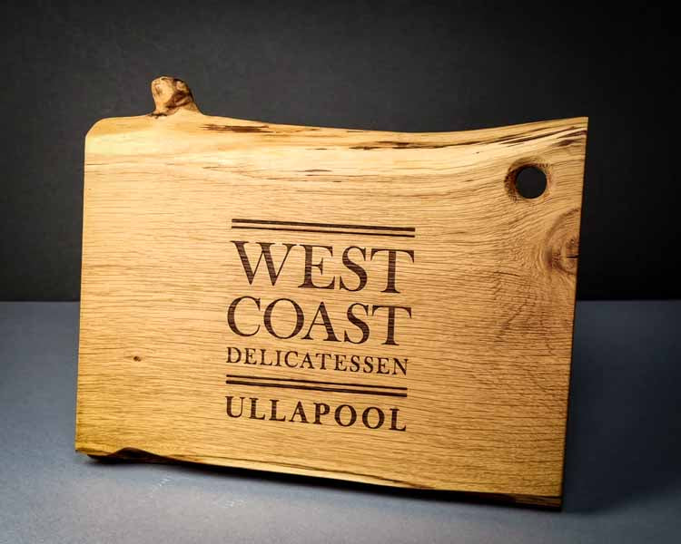 Wooden Cheese & Charcuterie Board, Ullapool Gift, reclaimed sustainable scottish wood