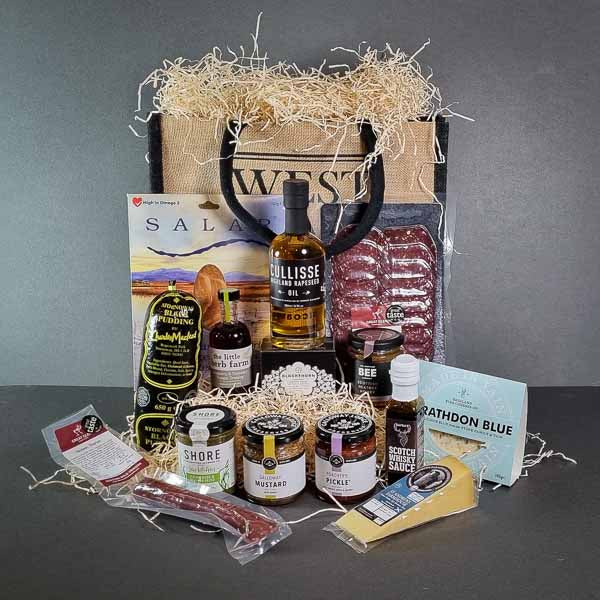 scottish harvest hamper Highlander Hamper, gift basket, scottish hamper uk delivery