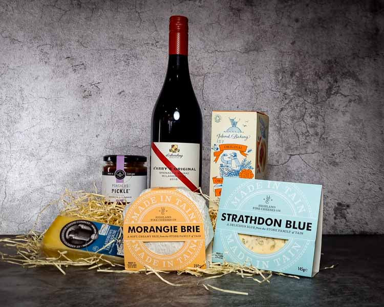 tipple and cheese red wine hamper