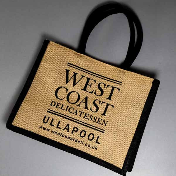 Jut shopping bag. Ullapool, West Coast Deli