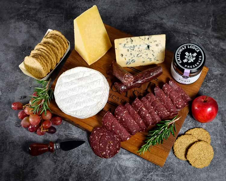 Cheese and charcuterie Hamper, scotland, uk delivery