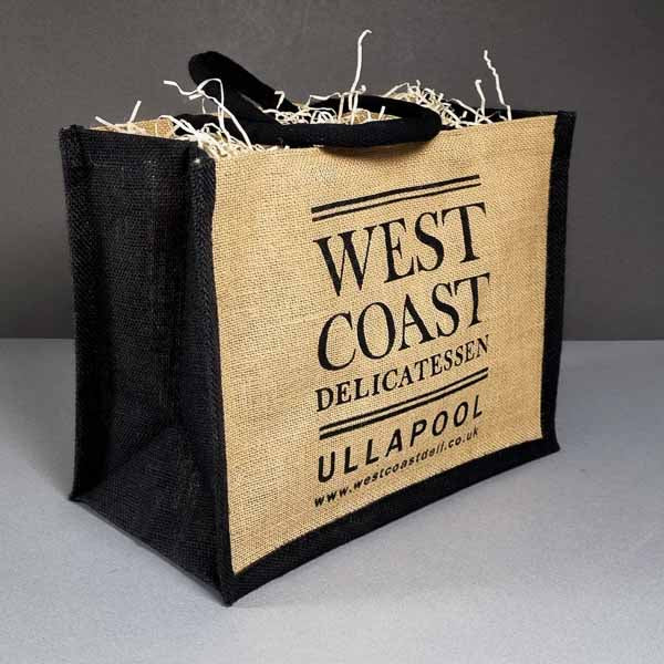 Jute Shopping bag west coast delicatessen Ullapool